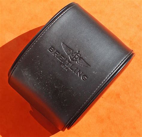 breitling leather watch case